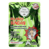 Bee Beauty Glowing Ritual: Face and Hand Mask Set - Reduce Puffiness, Brighten Skin, Smooth Hands - Easy Skincare Routine