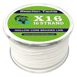 Reaction Tackle Hollow Core - 16 Strand Braided Fishing Line
