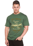 Sky Fighter Spun Bamboo® Men's Bamboo Viscose/Organic Cotton Short Sleeve Graphic T-Shirt