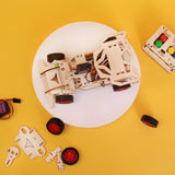 Steering Remote-Controlled Car DIY Kit, Educational STEM Toy