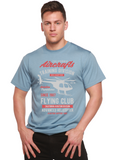 California Aircraft Men's Bamboo Viscose/Organic Cotton Short Sleeve Graphic T-Shirt