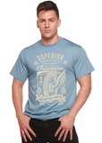 Superior Motorcycle Spun Bamboo® Men's Bamboo Viscose/Organic Cotton Short Sleeve Graphic T-Shirt