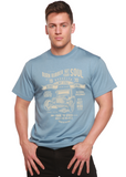 Burn Rubber Men's Bamboo Viscose/Organic Cotton Short Sleeve Graphic T-Shirt