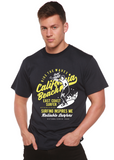 Ride The Waves Spun Bamboo® Men's Bamboo Viscose/Organic Cotton Short Sleeve Graphic T-Shirt