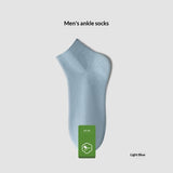 Men's Pure Cotton Odor-Resistant Sweat-Absorbent Mid-Calf Socks For Summer
