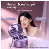 Heart-shaped Mirror-style High-quality In-ear Bluetooth Headphones