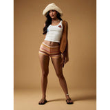 Hollow Out Lace Backless Shorts
