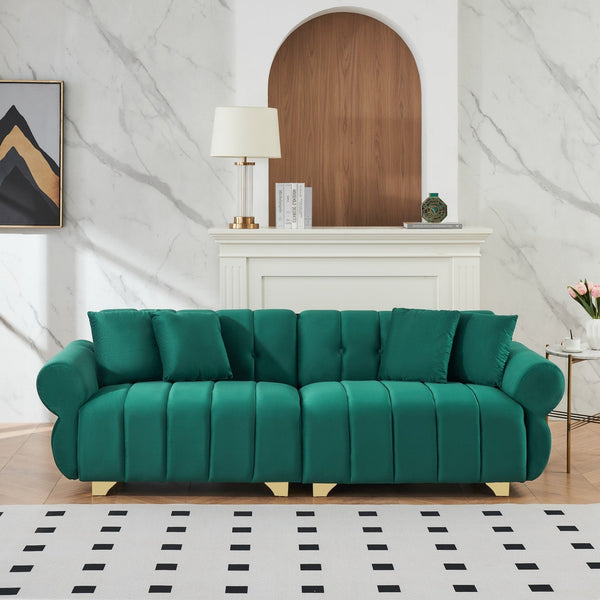 89-Inch Spring-Wrapped Cushions