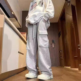 Wide-leg Straight Leg Long Pants