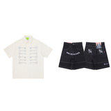 American-style Retro Loose-fit Short-sleeve T-shirt For Spring And Summer