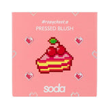 Soda Pressed Powder Blush for Natural Makeup Look - Matte Finish, Easy Application
