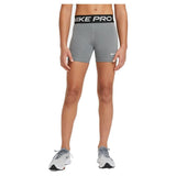 Nike Girls NP Dri-Fit 3" Shorts L Carbon Heather | White