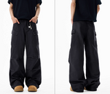 Wide-leg Overalls Men's Loose Straight Casual Feeling