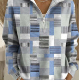 Womens Half Zip Pullover Hoodie Top