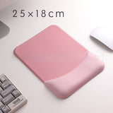 Square Silica Gel Wrister Mouse Pad Comfortable Keyboard Support Wrist Rest Protection