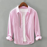 Cotton Long-sleeve Simple Handsome Casual And Versatile Shirt Jacket