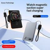 Ultra-thin Aluminum Alloy Magnetic Wireless Charging External Battery Power Bank