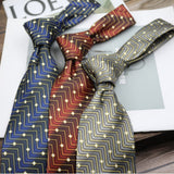 9cm Business Formal Wide-width Tie, Mens Vintage Style