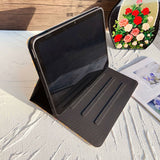Applicable To Pad Protective Leather Case Flower Drop-resistant Case With Pen Slot