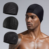 Mens Swim Cap Fabric Design Doesnt Constrict The Head Large Size