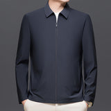 Mens Versatile Casual Lapel Jacket For Spring And Autumn