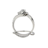 .70ct Diamond Engagement Ring Set 14KT White Gold