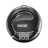 KP-207 Best-selling OWS Bluetooth Ear-hook Headphones Sports Model With Digital Display Noise Cancellation And Long Battery Life In Stock Now