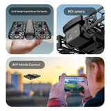 Brushless Pocket Flight Camera With Screen Control 720P HD Drone