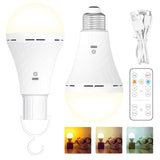 E27 Screw Base Tri-Color RGB Timer-Controlled Dimmable Bulb