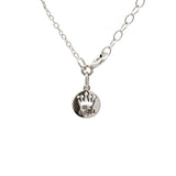 .08ct Black Diamond Animal Pendant Sterling Silver