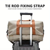 Nylon Duffel Bag for Travel – Large Capacity, Foldable, Shoe Compartment – Men & Women