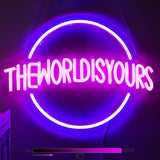 Creative Shaped Illuminated Signage Neon Lights