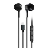 KP-244 Wired Earphones With In-Line Controls USB-C Connector Semi-In-Ear Design High Volume High Sound Quality Low Latency Gaming-Ready Hot-Selling Item In Stock