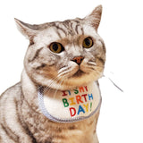 Factory Wholesale Direct Supply Pet Cat Bib Holiday Birthday Bib Pet Supplies Bib Triangle Scarf