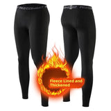 Autumn And Winter Fleece-lined Sports Tights Men
