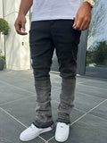 High-Street Gradient-Washed Mens Jeans
