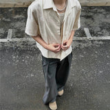 Versatile Casual Hand-stitched Short-sleeve Shirt
