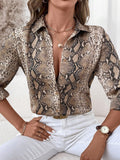 New Womens Long-sleeve Striped Shirt