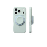 Light Blue Liquid Precise-Hole Magnetic Suction Holder Compatible Phone Case