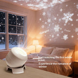 LED Christmas Snowflake Projection Light