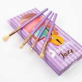 Nascita Jazz Professional 4-Piece Eye Makeup Brush Set - Soft, High-Quality Bristles for Precise Application