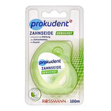 Prokudent Mint Flavored Waxed Dental Floss - 50m PFAS-Free for Effective Interdental Cleaning
