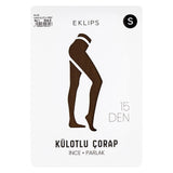 Eklips Cocoa Pantyhose Soft Sheer Tights in Size S