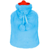 2L Hot Water Bottle with Plush Cover