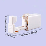 2mm Gold White Diamond Disposable Safe Nose Ear Nail Punch