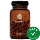 SuperYou Daily Stress Management Refillable Supplement - Clinically Proven Adaptogenic Herbs for Energy, Focus, and Mood Enhancement