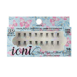Ioni 3D Wispy Natural Individual False Lashes 16 Pack