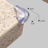Miny Baby Corner Protector - Soft Silicone, Transparent, 8-Pack for Child Safety