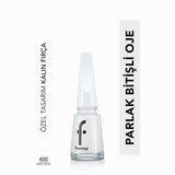 Flormar Nail Enamel - Bright White - Perfect for Nail Art Lovers | 0.33 fl. oz.