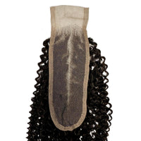 Jerry Curl 2x6 Transparent Lace Human Hair Closure